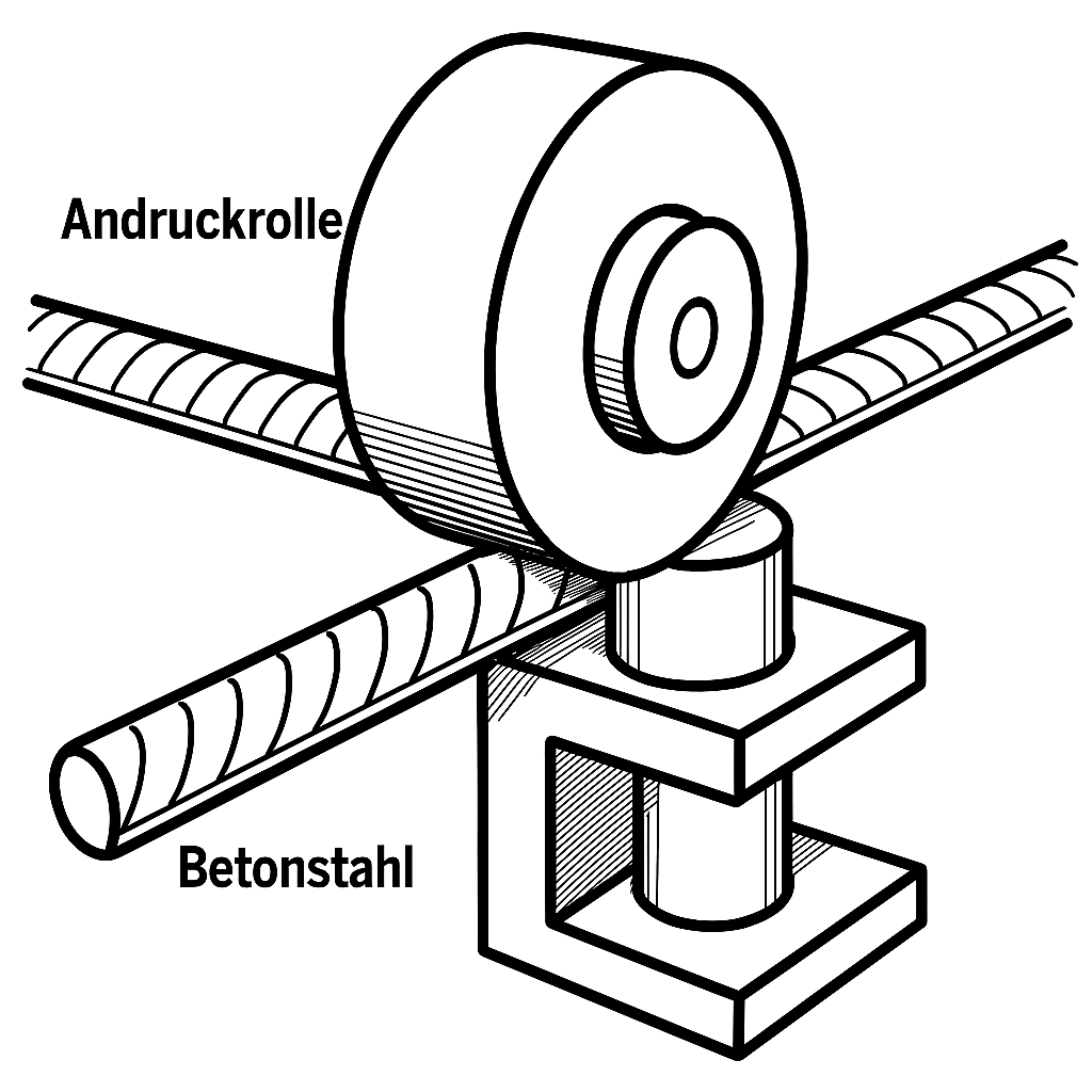 Andruckrollen sind mechanische Bauteile, die kontrollierten Druck auf das Material ausüben, ohne es zu verformen.